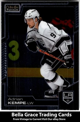 2020-21 O-Pee-Chee Platinum Adrian Kempe #58 Los Angeles Kings NHL Hockey - Image 1 of 2