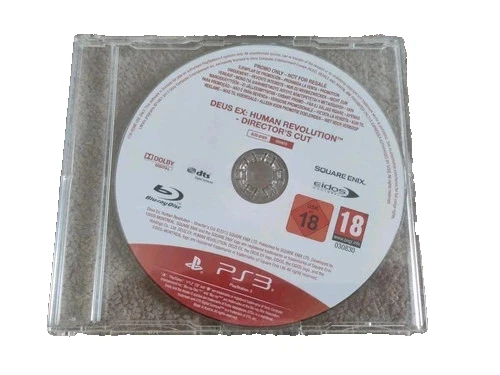 Deus Ex: Human Revolution - Director's Cut DISC ONLY PROMO PS3 Playstation 3 - Image 1 of 1
