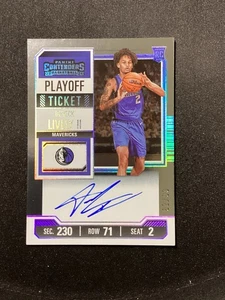 2023-24 Contenders #143 Dereck Lively II Playoff Ticket # 82/99 On Card Auto! - Picture 1 of 6