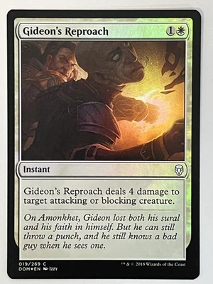 Gideon's Reproach Dominaria Foil MTG NM - Image 1 of 2