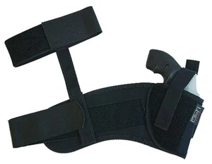 Off-Duty and Concealment Kodra Nylon Ankle Holster (Black, Size 1, Right Hand) - Picture 1 of 1