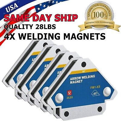 4 Pcs 28lbs Welding Welders Magnet Magnetic Power Holder- 45 90 135 Angles • 18.95$