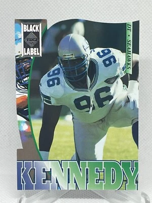 Cortez Kennedy 1995 Collector's Edge Black Label Die Cut #184 - Image 1 of 2