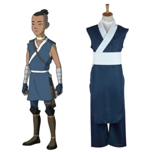 IN STOCK Avatar: The Last Airbender Water Tribe Sokka Outfit Cosplay Costume - Picture 1 of 5