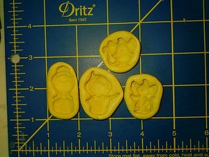 Cinderella Set -Flexible Push Silicone Mold-Candy Cookies Crafts Clay Cupcake  - Picture 1 of 1