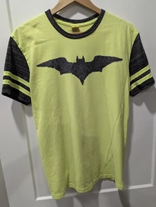 Lego Batman Movie T-Shirt Neon Yellow Men's Size Large Short Sleeve - Picture 1 of 7