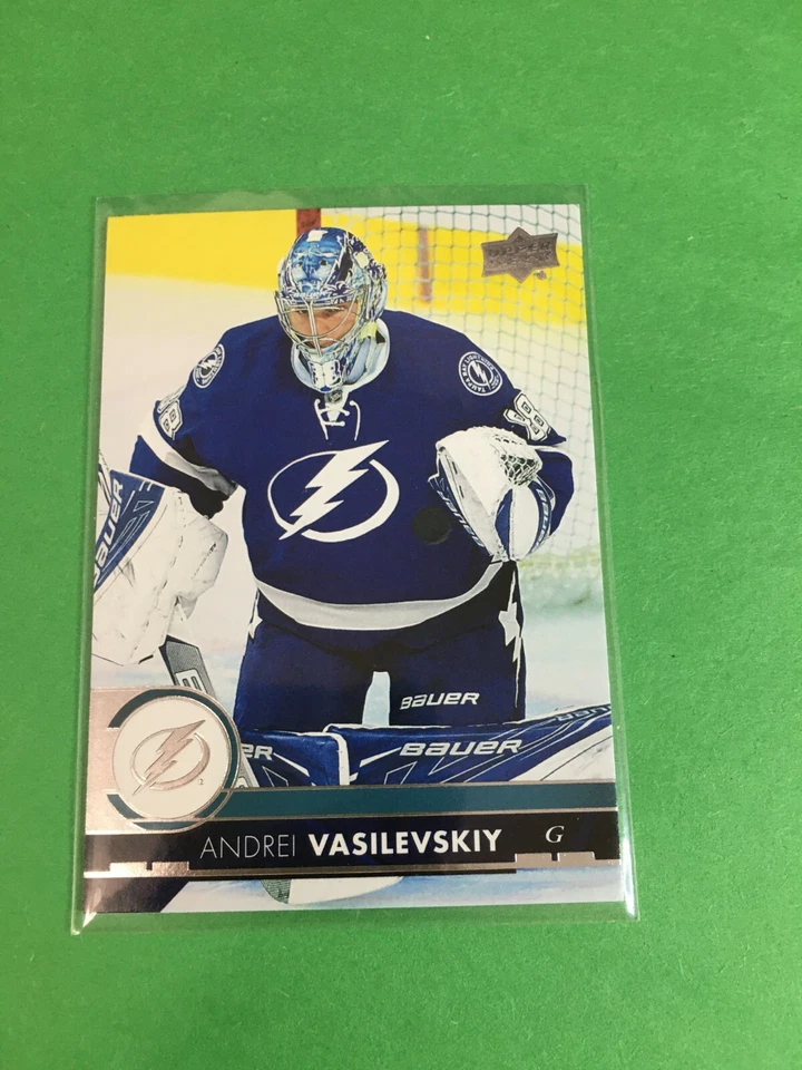 F166,496  2017-18 Upper Deck #165 Andrei Vasilevskiy Tampa Bay Lightning - Image 1 of 1