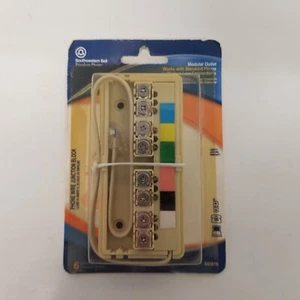 Southwestern Bell S60616 Phone Wire Junction Box, Modular Outlet, NOS - Afbeelding 1 van 7