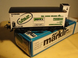 Märklin HO 846804 Ged.GüterW.m.Bremserhaus, weiß "Penka" TOP neu OK Rarität - Bild 1 von 2
