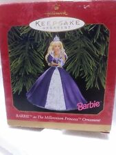 1999 Hallmark Keepsake Ornament  "Barbie as the Millennium Princess" 