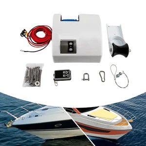 45 LBS Free Fall Saltwater Marine Boat Electric Anchor Winch W/ Wireless Remote - Picture 1 of 17