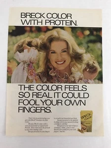 Breck Color Vtg 1974 Print Ad The Breck Girl - Picture 1 of 3