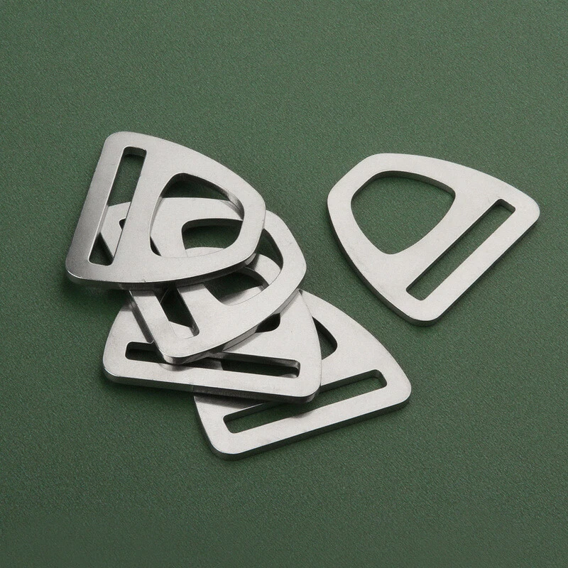 304 Stainless Steel Triangle D Ring Buckles Adjuster Backpack Strap 22/25/38MM - Image 1 of 1