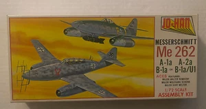 Jo-Han Messerschmitt Me262 A-1a A-2a B-1a or B-1a/U1 Rare 1/72 Model Kit VINTAGE - Picture 1 of 8
