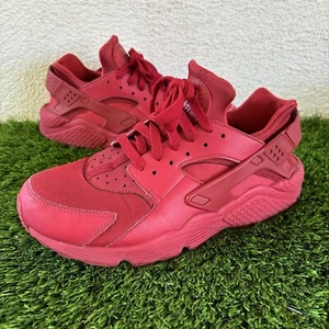 Nike Air Huarache Activewear Shoes Mens Size 9 Varsity Red Mid Top Lace Up - Picture 1 of 10