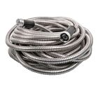Tornado Tools 50' Stainless Steel Garden Hose with Nozzle