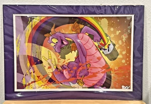 RETIRED 2018 DISNEY FINE ART FIGMENT 13.5" X 19" LITHOGRAPH PRINT BY ARTIST ARCY - Picture 1 of 9
