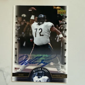 2005 Upper Deck Legends Auto Autograph William Perry Legendary Signatures HOF - Picture 1 of 2