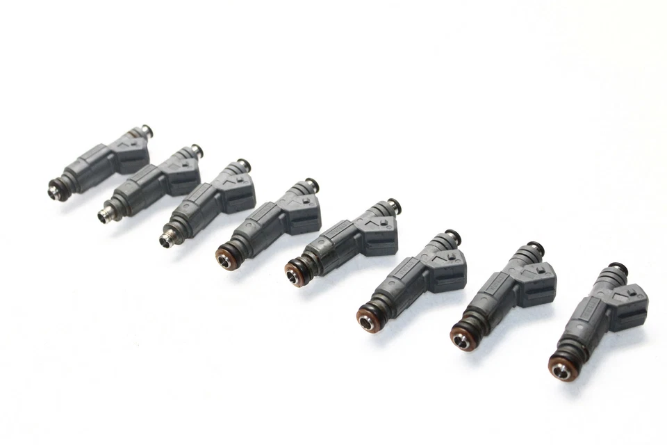 1999-2001 BMW E38 740i 740iL 540i 4.4L V8 CONJUNTO INJETOR DE COMBUSTÍVEL 8 PEÇAS P4786 - Imagem 1 de 4