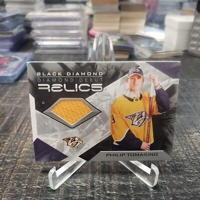 2021-22 Black Diamond Diamond Debut Relics Philip Tomasino Rc # PT - Image 1 of 2