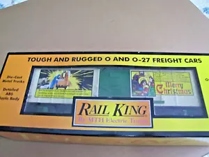 Rail King 30-74442- 2007 Christmas Box Car - Picture 1 of 5
