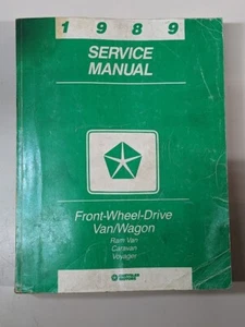 Chrysler Motors 1989 Factory Service Manual Front Wheel Drive Van/Wagon Original - Picture 1 of 5