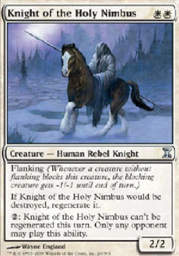 KNIGHT OF THE HOLY NIMBUS Time Spiral MTG Magic the Gathering Cards DJMagic - Image 1 of 1