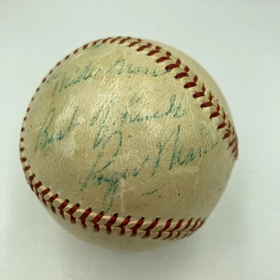 Б/у бейсбольные галстуки с автографом Роджера Мариса 60th Home Run сертификат подлинности PSA DNA - Изображение 1 из 4