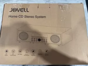 Sistema estéreo de CD para el hogar JOVELL nuevo en caja negro con control remoto - Imagen 1 de 4