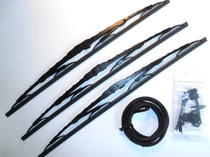 HYMER Wischerblätter + Düsen passend für Hymer A+B+alle mit Dreifachwischeranlage - Bild 1 von 7