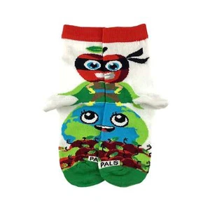 Apple Super Hero Socks from the Sock Panda (Ages 3-7) - Picture 1 of 7