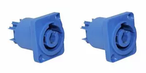 (2 PACK) PROCRAFT PC-TSC040 20A Power-In Blue Panel Mount Mates w/ POWERCON - Picture 1 of 1