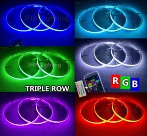 15.5"IP68 TRIPLE ROW RGB Color Changing LED Wheel Lights for Polaris Slingshots - Picture 1 of 10