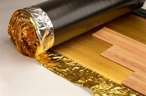 Base acústica de oro sonico de 5 mm para pisos de madera o laminado y aislamiento térmico - Imagen 1 de 3