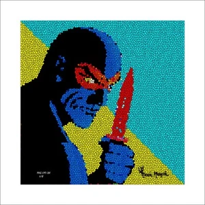 MARIA MURGIA "Serie Pop Art: Diabolik" cm 50x50 Edizione limitata 1/8 - Foto 1 di 6