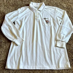Vintage Apollo 1988 Seoul Olympische Sommerspiele USA Poloshirt langärmelig ~ Herren M - Bild 1 von 7