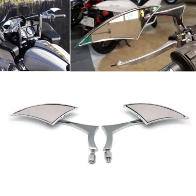 Espejos retrovisores de hoja personalizada para motocicleta Harley Davidson Touring Cruiser A Foto 1 de 4