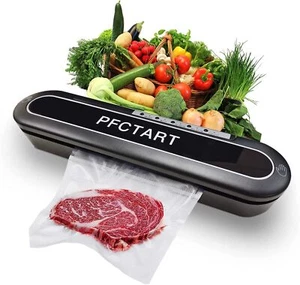 8 In 1 Vacuum Sealer Pulse function External Cutter Support Wet & Dry w/10 Bags - Picture 1 of 8