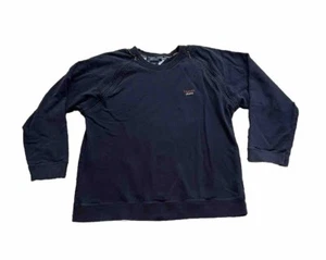 Tommy Jeans Men’s VTG 1999 Navy Blue Zip Off Sleeves Sweatshirt XL Retro RARE XL - Picture 1 of 12