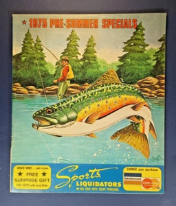 Vintage Sports Liquidators Fishing Pre-Summer Catalog 1975 Lures Trout Doc Hyder - Picture 1 of 5