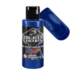 Createx Wicked Colors Pearl Blue Airbrush Paint Color 2oz W304 - 2Z - Picture 1 of 1