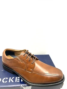 Dockers Geyer Business Dress Shoe Run Off Toe Oxford Style Tan Men Sz 9.5 NEW - Picture 1 of 9