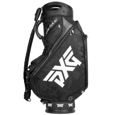PXG LTD EDITION GOLFTOUR TASCHE / GOLFPERSONAL TASCHE - SCHWARZ JACQUARD / TARNFARBE