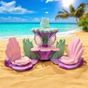 Disney JAKES PACKFIC, Inc Little Mermaid Make Up Table Play Set - Picture 1 of 5