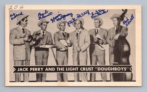 Vintage Light Crust Doughboys Band Jack Perry Burrus Mills 1940s Rppc - Bild 1 von 2