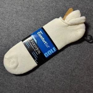 FootJoy FJ Techsof Golf Tour Sports Socks Low Cut Sock White - Picture 1 of 4