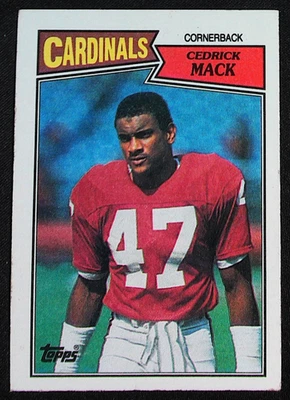 1987 Topps - Cedrick Mack #338 (RC) - Image 1 of 2