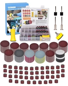 1 Inch Sanding Discs and Drums for Dremel Rotary Tool Accessories, Hook and L... - Picture 1 of 7