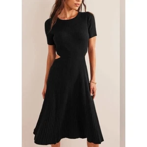 BODEN Cut Out Knitted Midi Dress  US8 UK 12 £120 - Picture 1 of 6