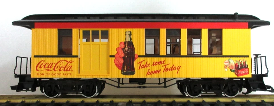 LGB 43818 Gauge G Combine Coca Cola Half Baggage Car Era 6 OVP